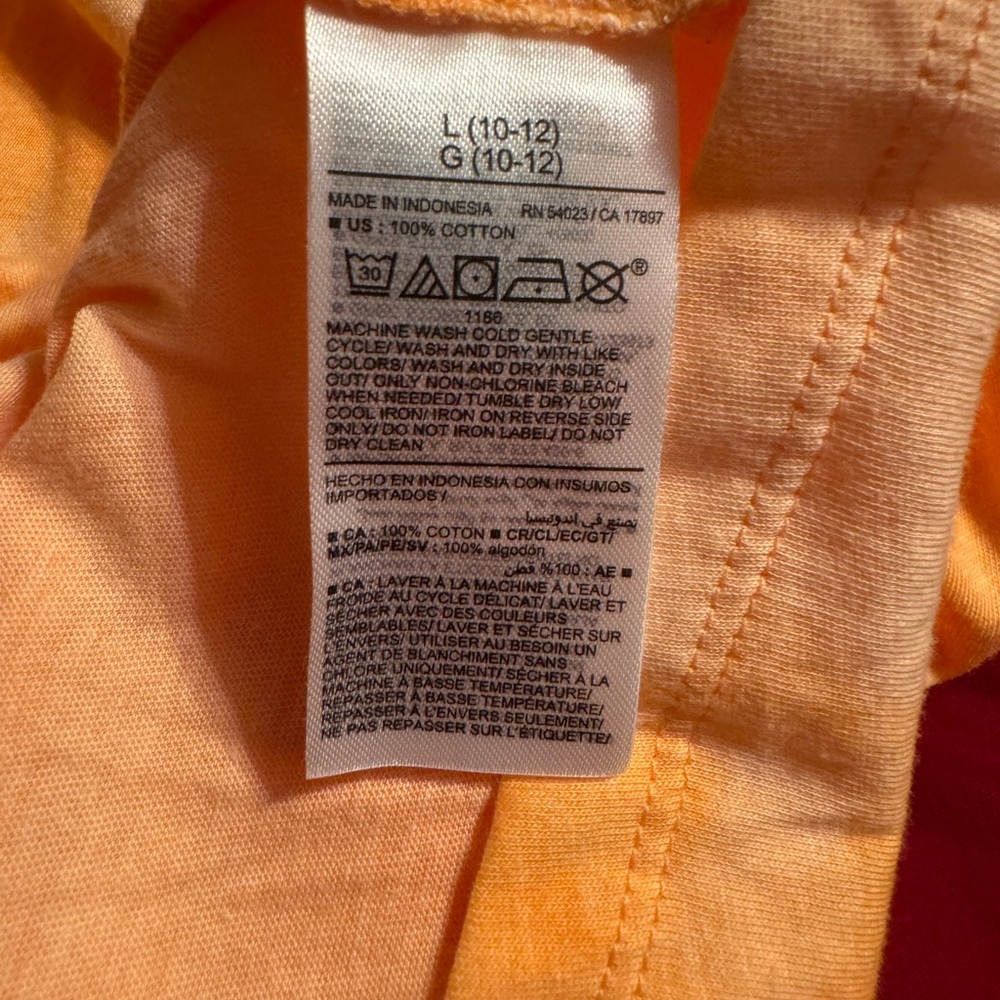 Girls Size 10-12 Old Navy Orange Romper (NEW) - Picture 9 of 9